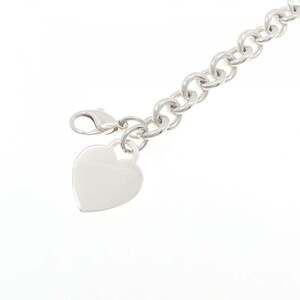 TIFFANY Silver Heart Charm Bracelet